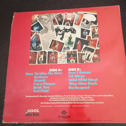 Kool Moe Dee How Ya Like Me Now vinyl record new, hip-hop