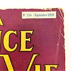  Βιβλίο LA Science Et LA Vie No. 255 Εποχής Σεπτέμβριος 1938
