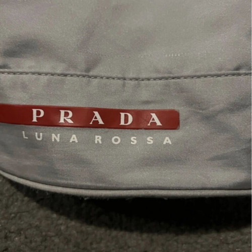 Prada Luna Rossa sling bag new, gray silver
