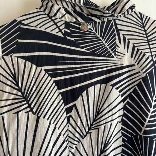 Oho dress with ruffles BSB new with tag, black and beige