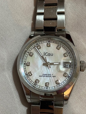 Jcou wristwatch like new, silver women's