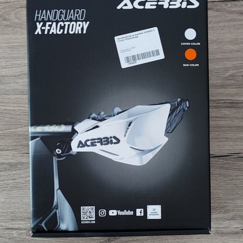 Acerbis X-Factory universal handguards new, white/orange