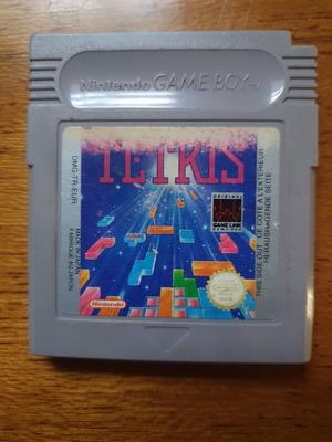 Game Boy DMG Play It Loud Edition μεταχειρισμένο με κασέτα Tetris