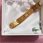 Lacoste golden bracelet