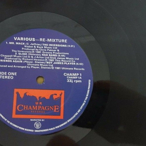 Various Re-Mixture 12' vinyl used, R&B / Soul