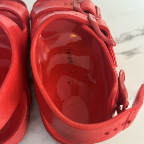 Birkenstock red children's sandals size 26 used unisex