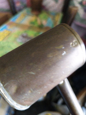 Handmade brass briki used, in good condition