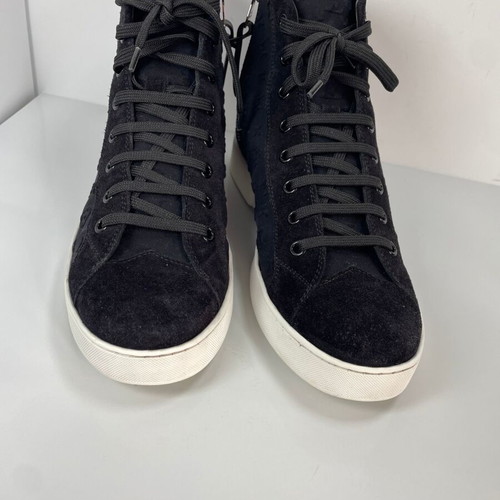 Louis Vuitton Black Sneakers size 38.5 like new
