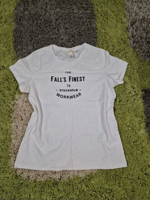 H&M T-shirt γυναικείο λευκό Stockholm μέγεθος L σαν καινούργιο