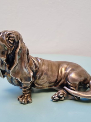 Σκύλος Bassett Hound από ασήμι 999 μεταχειρισμένος