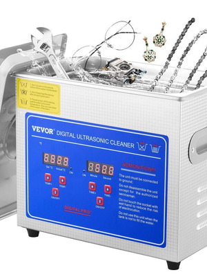 Vevor Ultrasonic Cleaner 3L with Digital Heating and Timer new