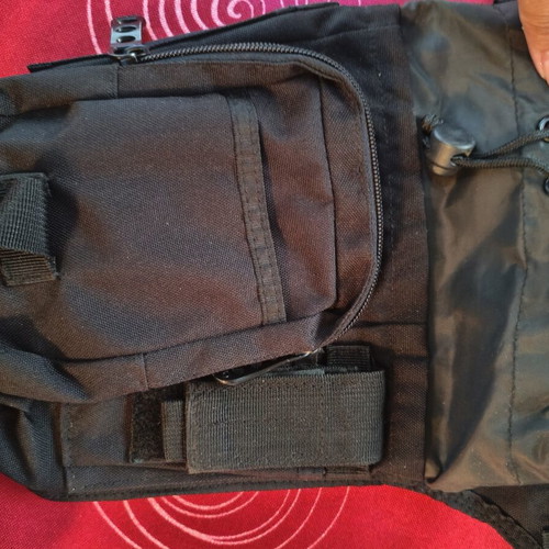 Polo Gun Tactical thigh and waist bag, black