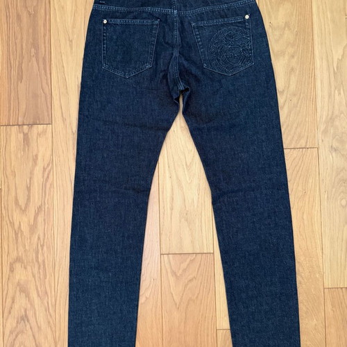 Versace Medusa Ricamati jeans size 34 new, black cotton