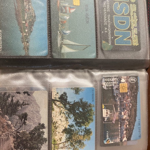 Phone cards used, pack of 30, 1990-2000 decade with case gift