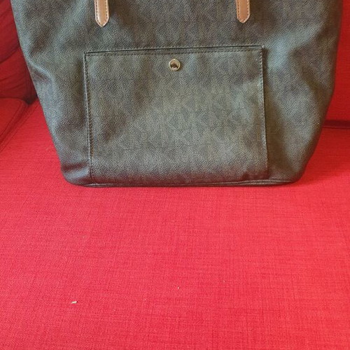 Michael Kors big shoulder bag used, beige brown