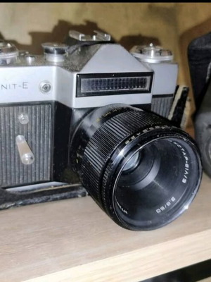 Duo photo cameras Zenit-E and Smena Symbol used, good condition