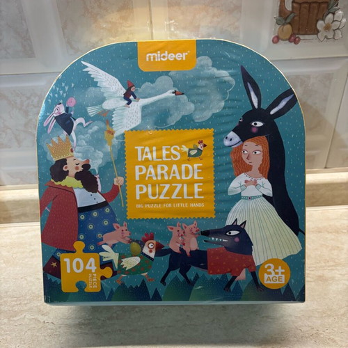 Mideer Kids Puzzle Tales Gift Box 104 Pieces new