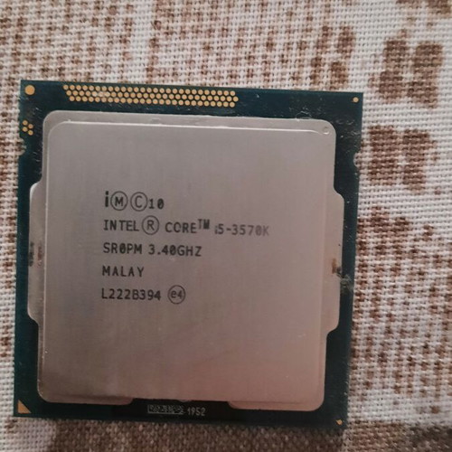 Intel Core i5-3570K processor used, unlocked for overclocking