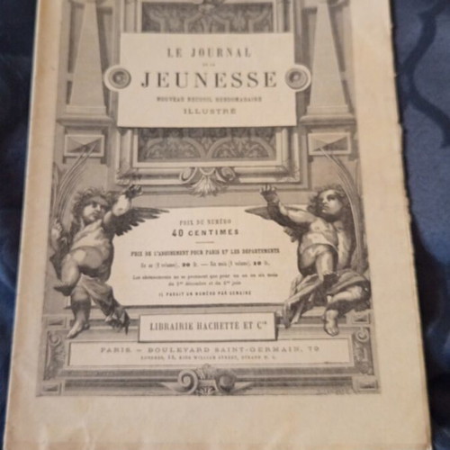 Le Journal de Jeunesse French magazine 1893 used, issue 1076