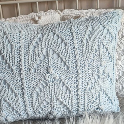 Knitted decorative pillowcases like new, set of 3 pieces ZaraHome