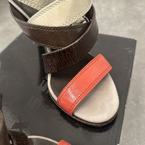 Miss Sixty high heel sandals used, size 37, beige and brown