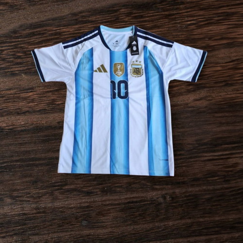Argentina Home Kit 2022 World Cup, size M, number 10 Messi