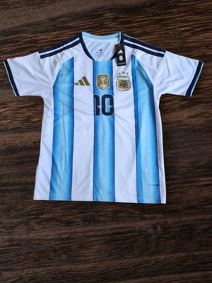 Argentina Home Kit 2022 World Cup, size M, number 10 Messi