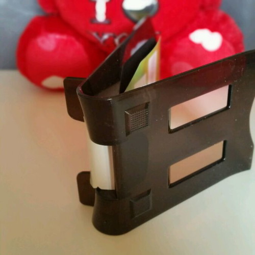 Phone stand new, black color with impressive design