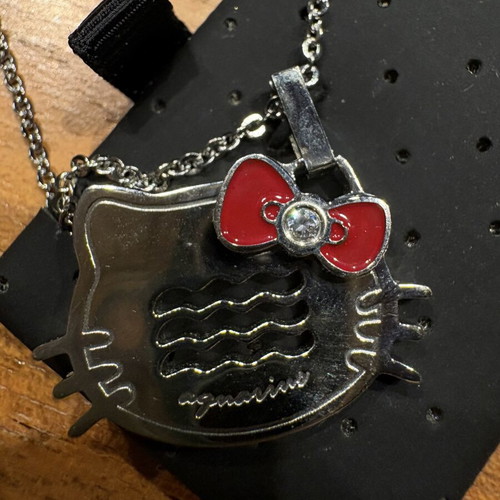 Hello Kitty Aquarius Stainless Steel Necklace new, original