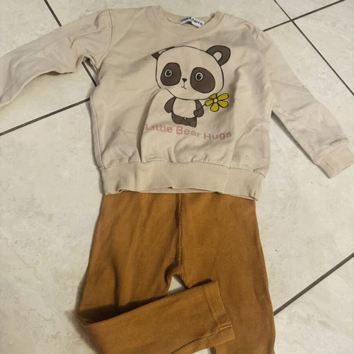 Girls' clothing set for 2 years old