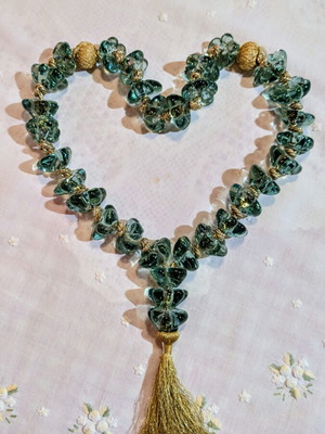 Large Decorative Handmade Glass Worry Beads, 651g