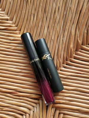 Lancome lipgloss and YSL mascara