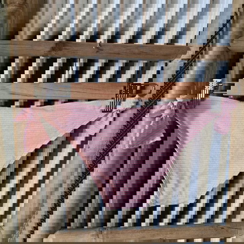 Магио долна част M меко розово с райета регулируемо