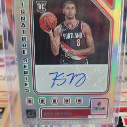 NBA Autograph Basketball Card Collection, 9 cards