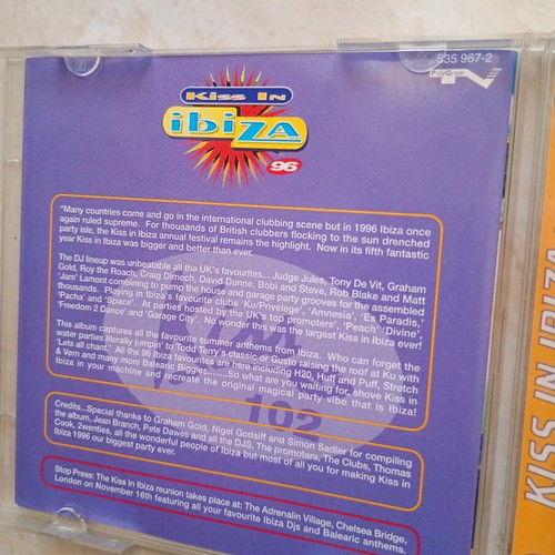 Kiss in Ibiza 96 CD used, No. 2