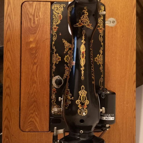 Mercedes antique sewing machine used, made in Germany