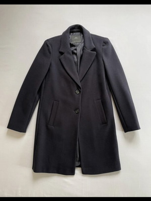 Zara coat dark blue like new, size XS