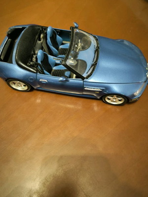BMW M Roadster 1996 Burago 1/18 μεταλλικό μπλε μοντέλο