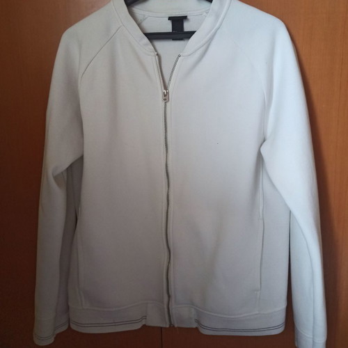 Men's white cardigan size medium in excellent condition