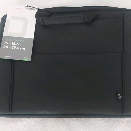 Dicota Eco Slim Case 15" laptop bag new, black, waterproof