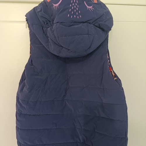 Dpam Sleeveless Jacket refurbished, size 8 years, purple
