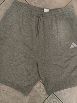 Adidas cotton bermuda shorts like new, grey