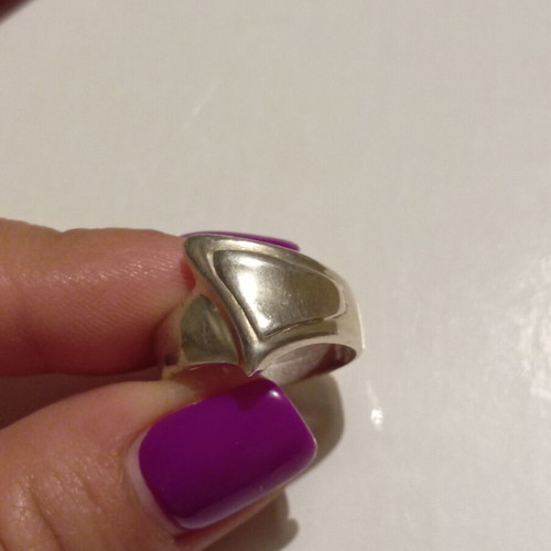 Silver ring 925 like new, size 55-56