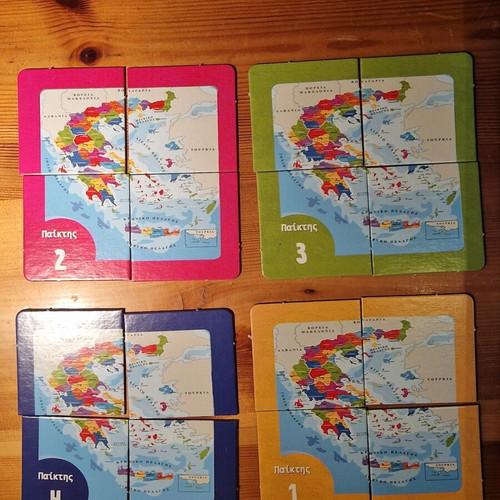 Mega Quiz Greece board game like new, educational