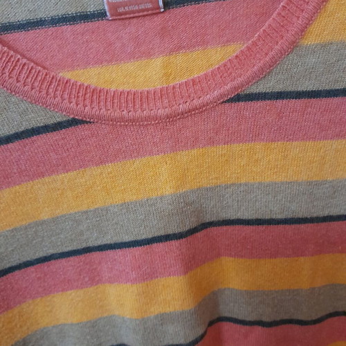 Woolen women's sweater like new, size S, pink and yellow