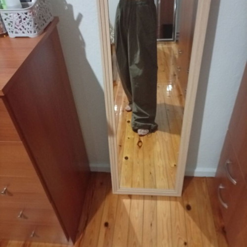 Stradivarius balloon pants size 36 small, new, brown and green