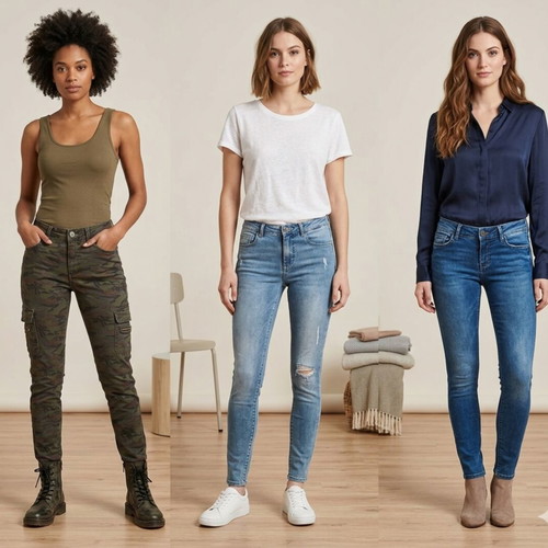 Branded women's jeans like new, various sizes and brands