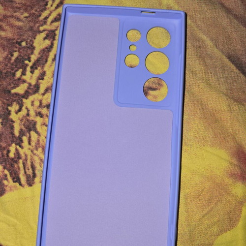 Samsung S24 Ultra case new, silicone with camera protection, lilac
