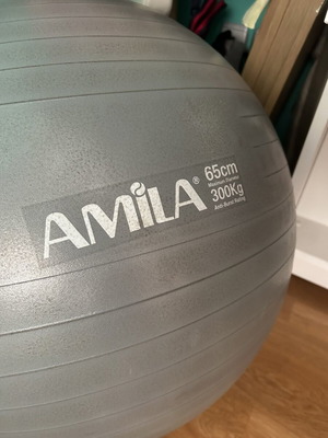 Μπάλα Pilates AMILA 65cm, μέγιστο 300kg