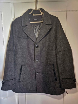 Walbusch men's gray coat size L like new